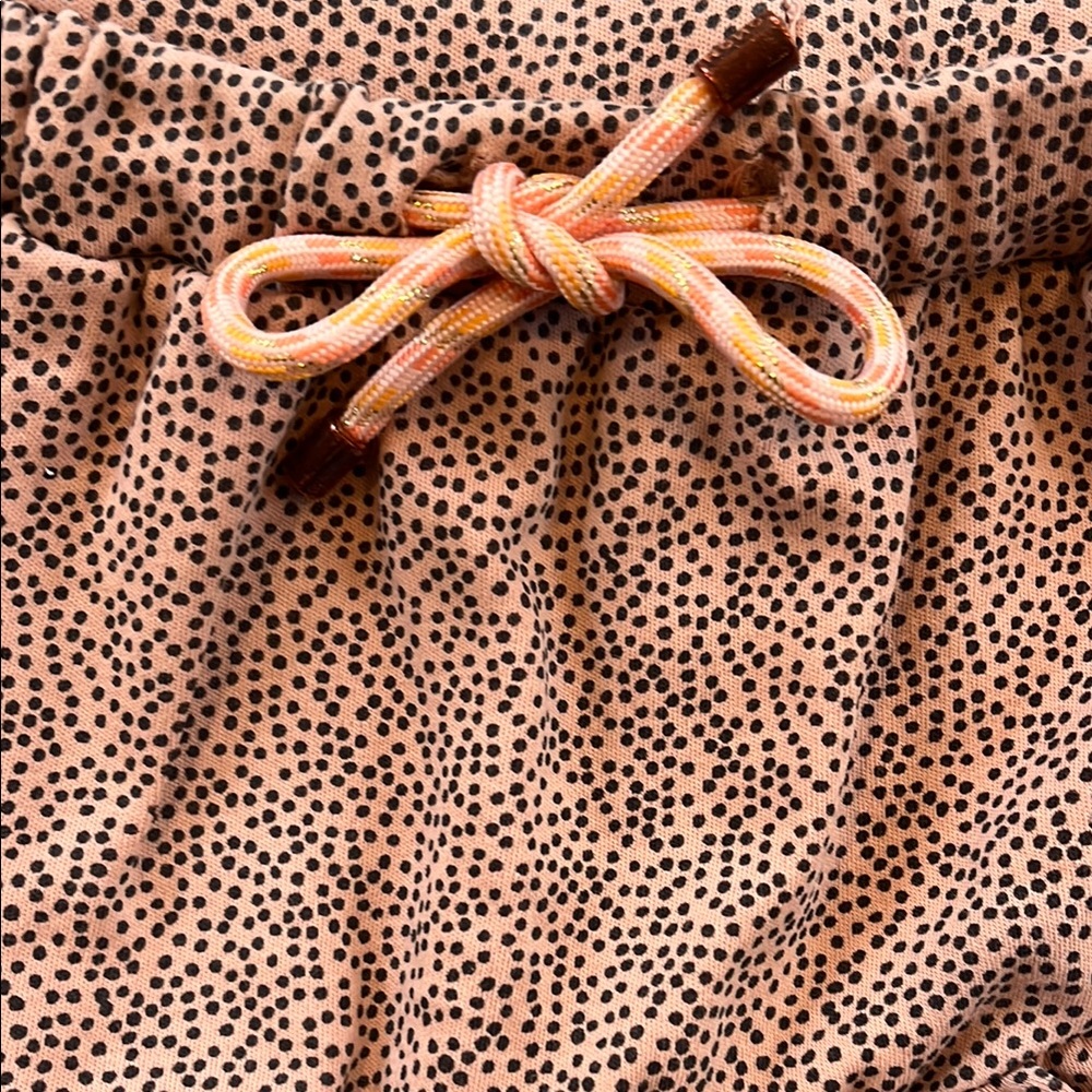 Brown Ruffle Trim Two-Piece Set - Picture 4 of 7